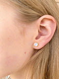 Rainbow Labradorite studs earrings