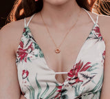 Hibiscus necklace, Hawaiian necklace