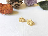 Plumeria stud earrings