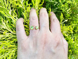 Genuine Peridot ring