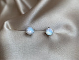 Moonstone studs earrings