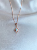 Ethiopian Opal North Star necklace