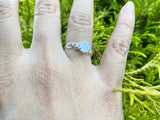 Rainbow Moonstone Vine ring