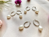 Freshwater Pearl Hoop earrings